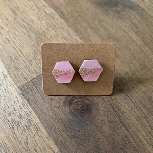 Orecchini a perno, Orecchini a perno in legno, Orecchini postali, Orecchini fatti a mano, Orecchini Boho, Orecchini donna, Orecchini con borchie in legno