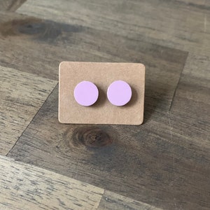 Orecchini a perno, Orecchini a perno in legno, Orecchini postali, Orecchini fatti a mano, Orecchini Boho, Orecchini donna, Orecchini con borchie in legno