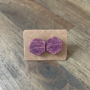 Orecchini a perno, Orecchini a perno in legno, Orecchini postali, Orecchini fatti a mano, Orecchini Boho, Orecchini donna, Orecchini con borchie in legno