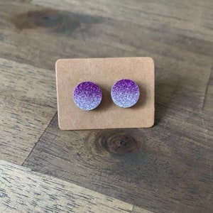 Orecchini a perno, Orecchini a perno in legno, Orecchini postali, Orecchini fatti a mano, Orecchini Boho, Orecchini donna, Orecchini con borchie in legno