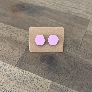 Orecchini a perno, Orecchini a perno in legno, Orecchini postali, Orecchini fatti a mano, Orecchini Boho, Orecchini donna, Orecchini con borchie in legno