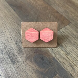 Orecchini a perno, Orecchini a perno in legno, Orecchini postali, Orecchini fatti a mano, Orecchini Boho, Orecchini donna, Orecchini con borchie in legno