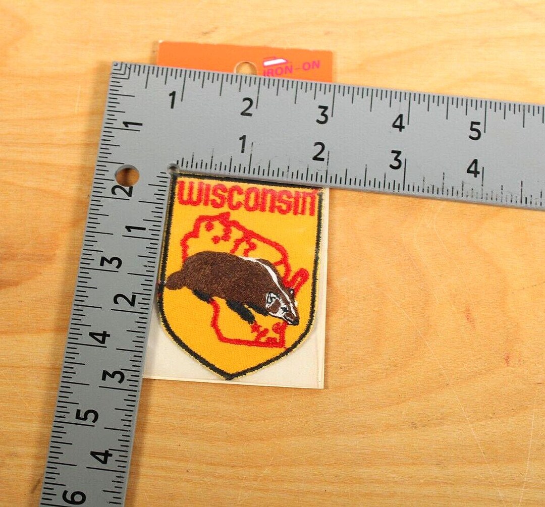Vintage Voyager Brand BADGER Wisconsin Patch Emblem - Etsy