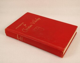 Music Book The HYMNBOOK for Christian Worship & Celebration Red Cover 1970 HC
