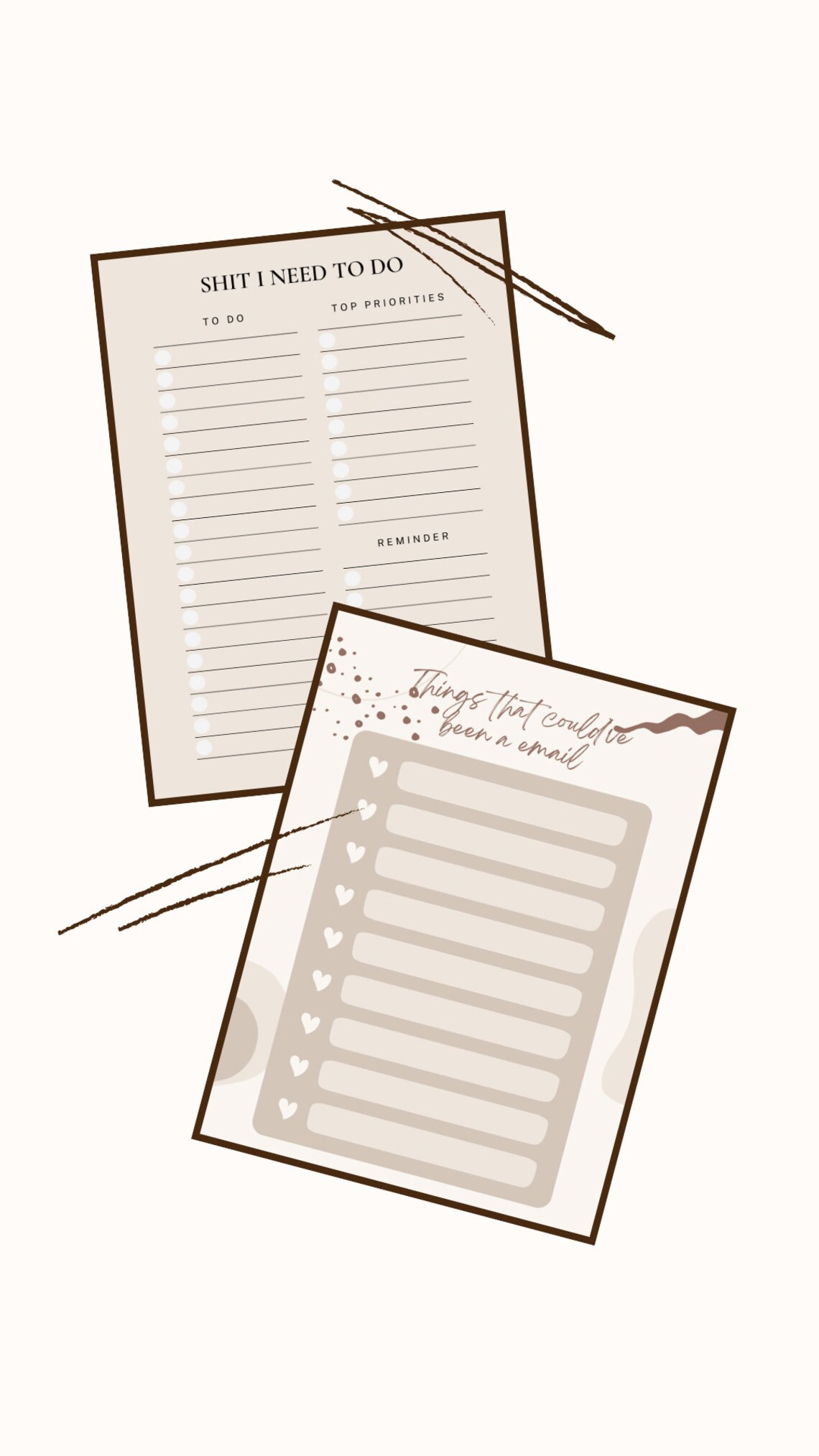 To Do List Printable Funny to Do List Bundle to Do List Weekly Planner ...