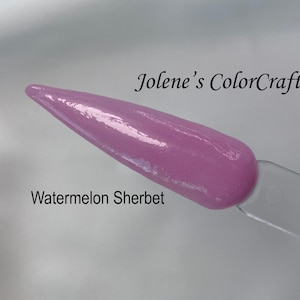 Watermelon Sherbet Acrylic Dipping Powder for nails, Dip Powder, Colorful