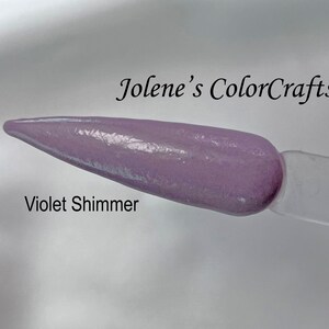 Violet Shimmer Acrylic Dipping Powder for nails, Dip Powder, Colorful, Dip Powder