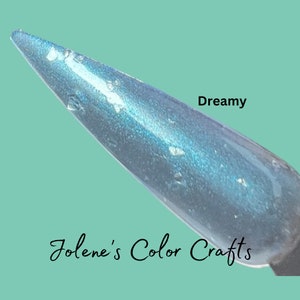Nail Polish, Indie Nail Polish, Fingernail Polish, Blue, Foil, Iridescent, Shimmer, Vegan, Dreamy