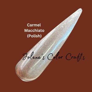 Nail Polish, Indie Nail Polish, Fingernail Polish, Carmel Macchiato, Vegan, Brown, Tan, Neutral
