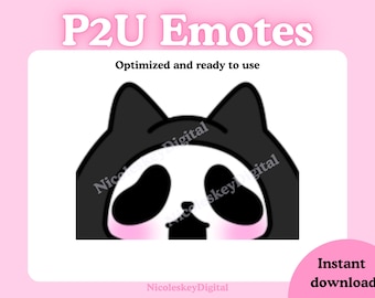 Lurk Geist Kitty Emote: Gruseliges Kawaii Twitch Discord (Digitaler Download)