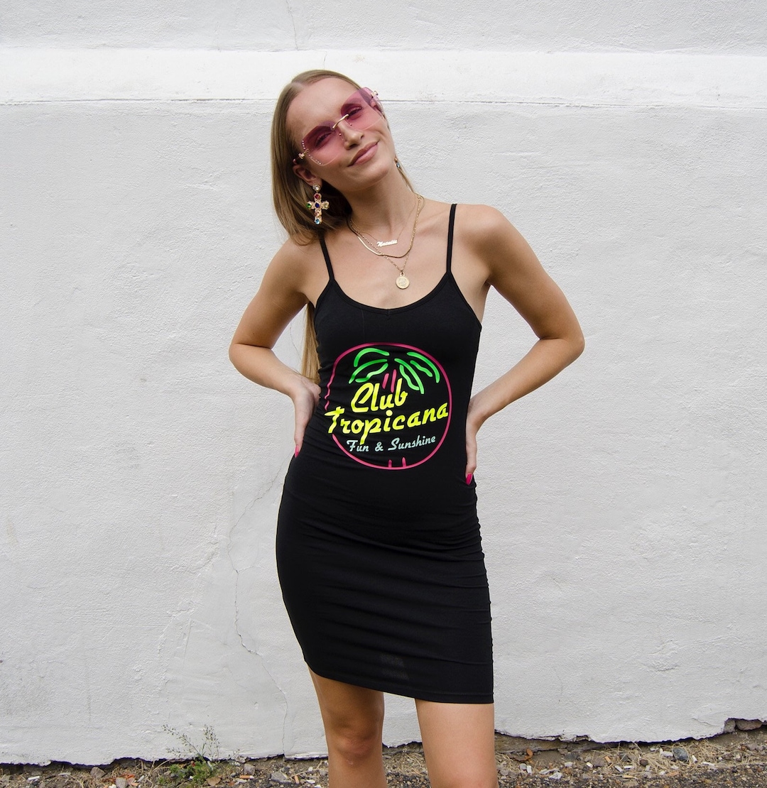 club tropicana fancy dress Club Tropicana Dress/vest Dress-george Michael/wham