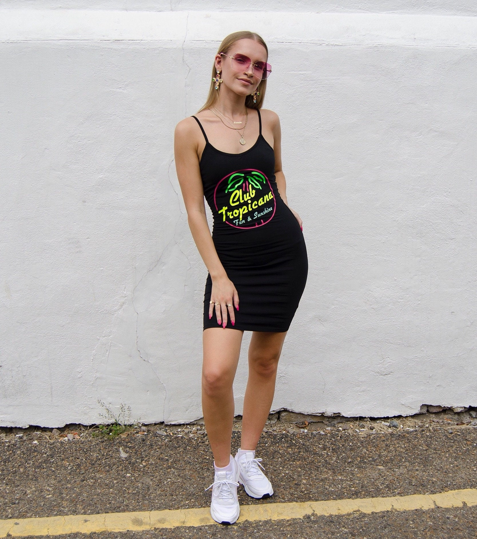 Club Tropicana Dress/vest Dress-george Michael/wham - Etsy Ireland
