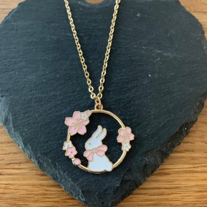 Easter Bunny/Rabbit Necklace-Happy Chinese New Year