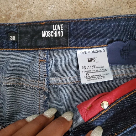 Moschino Y2K Jeans Size 6 - image 4