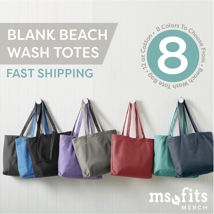 BLANK Beach Wash Tote Bag Beautiful Pigment Tote Bags Beach - Etsy