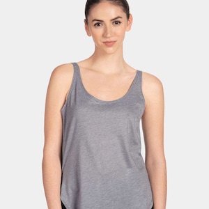 Blank Tank Top Next Level 5033 Womens Festival Tank Top for Women Summer Tanks Plain Wholesale Tank Top DIY Womens Summer Vacation Tank Top image 7