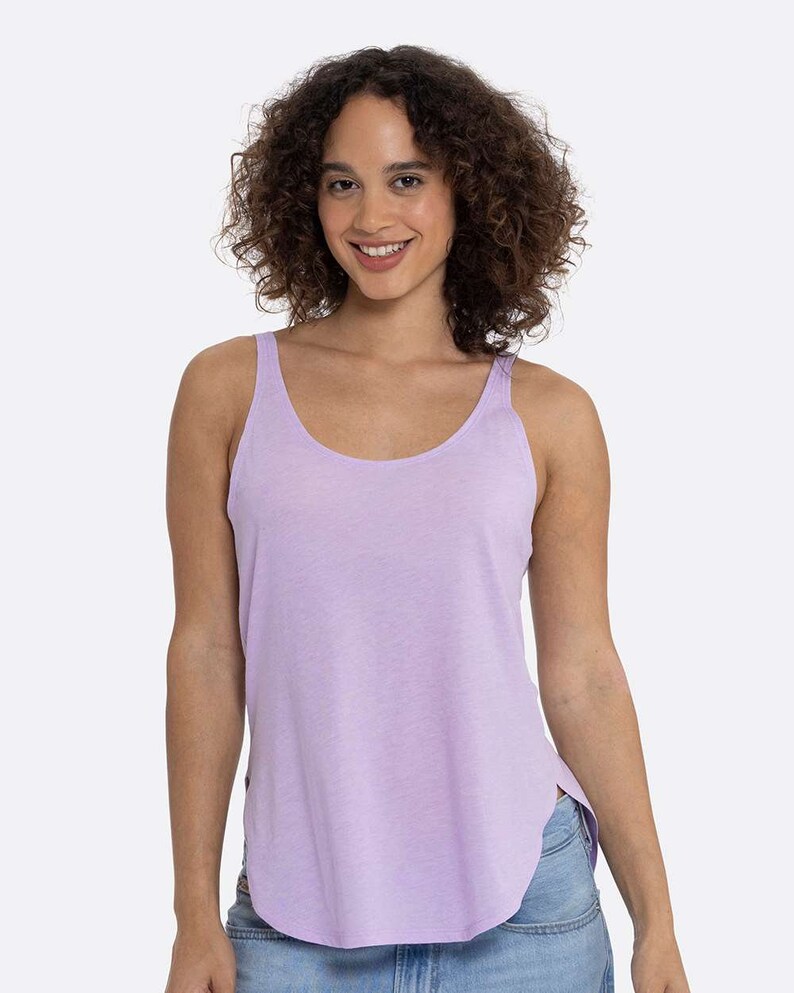 Blank Tank Top Next Level 5033 Womens Festival Tank Top for Women Summer Tanks Plain Wholesale Tank Top DIY Womens Summer Vacation Tank Top Lavender