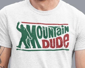 Men's Bigfoot TShirt - Big foot Tees - Graphic Tees Sasquatch Shirt - Big Foot Camping T Shirt - Bigfoot Gift