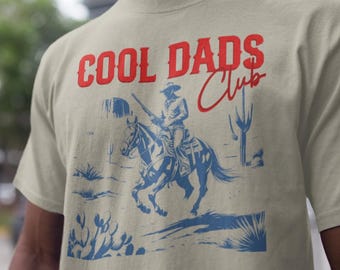 Camiseta estilo western del Club de Papás, regalo para el Día del Padre