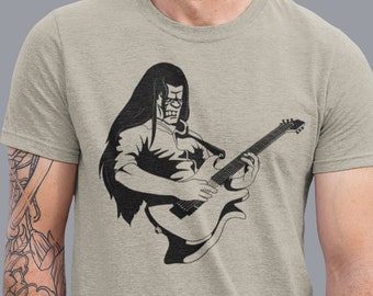 Bass Guitar T Shirt Gift For Bassist Mens Women Kids Teen Electric Guitar T Shirt Vintage Rock Shirt Graphic Bass Guitar Strap Pick Case Tee
