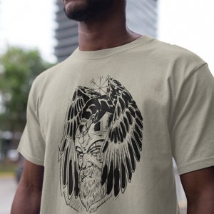 Raven Viking T-Shirt, Valhalla Tee, Viking Scandinavian Shirt, Norway Norse Mythology Viking Shirt, Unisex Warrior Tees, Viking Odin Shirt