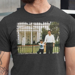 Pablo Escobar Witte Huis T-shirt, Narcos T-shirt, Medellin Cartel Shirt, Escobar Tees