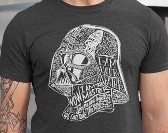 Koszulka z maską Dartha Vadera, koszulka retro Star Wars, koszulka ze strojem szturmowca, koszulka ze szturmowcem Darth Vaderem, koszulka z głową Dartha Vadera ze Star Wars