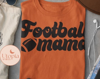 Football Mama Shirt | Football Mom Distressed Shirt for Women | Cute Trendy Football Mom T-Shirt,Football Tee, Football Mom Shirt
