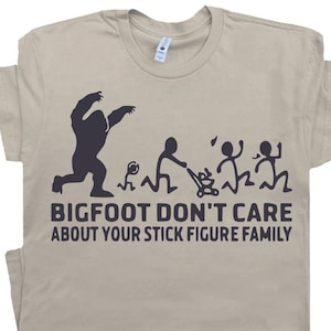 Bigfoot Shirts, Mountain Dude Tshirt, Sasquatch T-Shirt, Funny Big foot Shirt, Retro Hiking Shirt, Yeti Graphic Shirt, Cool Camping Gift