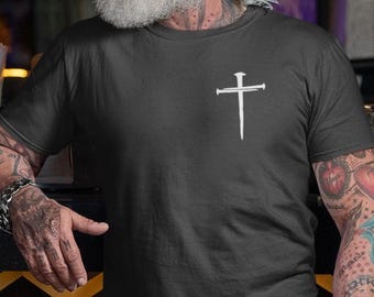 Faith Cross Shirt, Christian Gift, Fathers Day Shirt