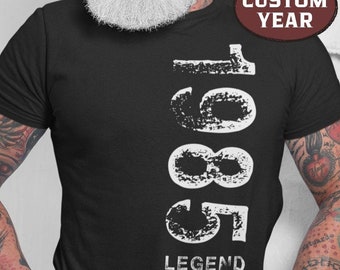 Regalos de cumpleaños personalizados, camisetas de cumpleaños, 30.º cumpleaños, 40.º cumpleaños, 50.º cumpleaños, regalos de cumpleaños personalizados, regalo de cumpleaños para papá