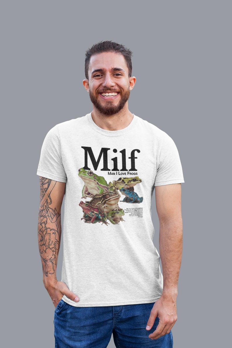 Man I Love Frogs T-shirt, Meme Frog Shirt, Vintage Style Unisex T-shirt ...