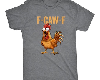 Grappig F-Caw-F-shirt, cadeau Raven minnaar, Black Crow T-shirt, Gothic Crow Tee, Funny Sassy Raven,