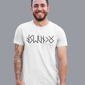 May include: A white t-shirt with a black graphic design of the word "SWWX" in a stylized font.