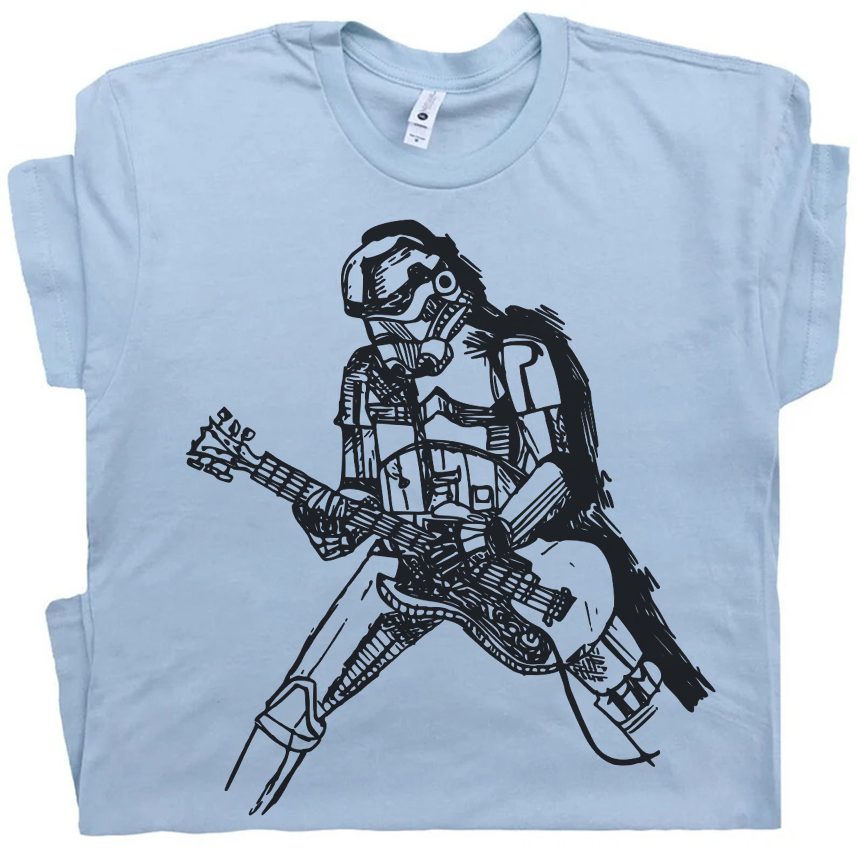 Star Wars Guitar T-shirt, Stormtrooper Band Shirt, Darth Vader