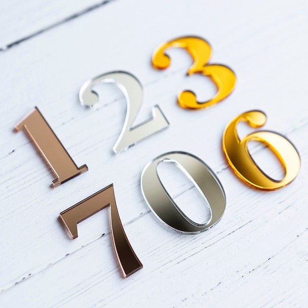 Diy Table Numbers - Etsy