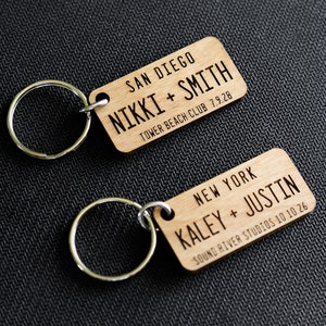 Personalisierter Schlüsselanhänger, Brautjungfer Vorschlag Box Geschenk, Trauzeugin Geschenk, Brautparty Geschenk, Hochzeit Gastgeschenk, Hochzeit Nummernschild