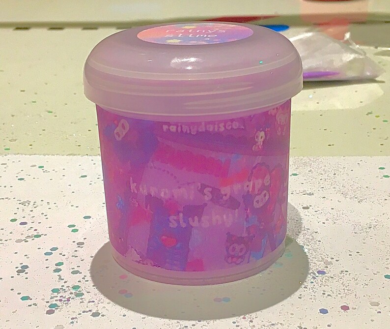 Kuromis Grape Slush / Kawaii/ Kuromi/ Slime Etsy