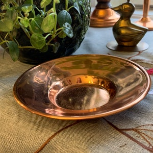 Trinket catch all Cooper Dish -Venetian Copper made in Canada