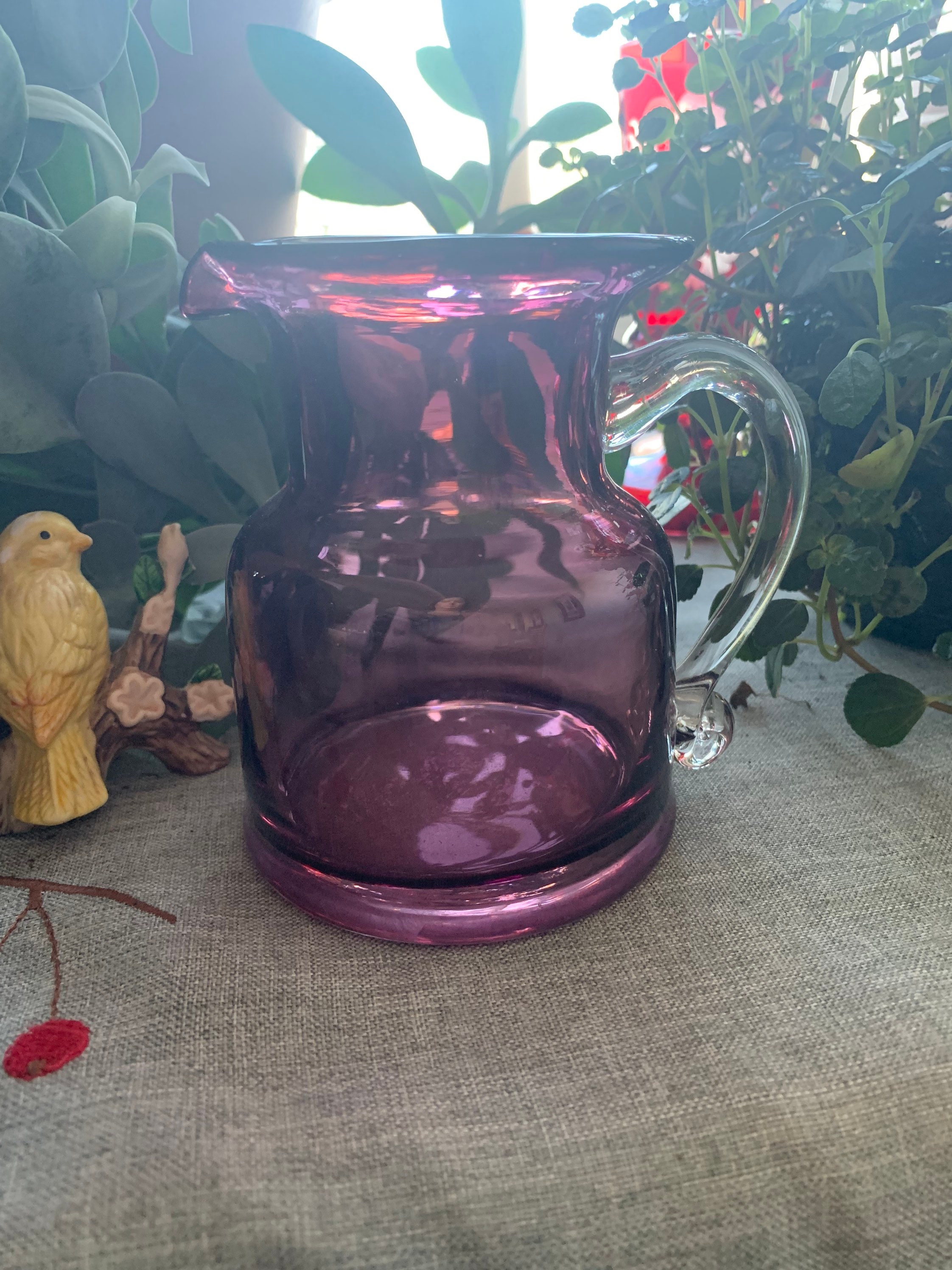 Handmade Mini Glass Milk Pitcher/Vase Set – NO.59 STUDIO