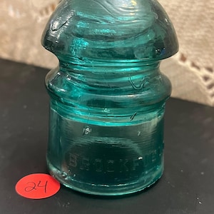 Blue Glass Insulator