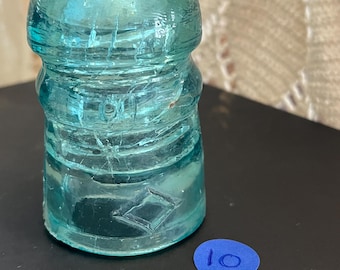 Blue Glass Insulator