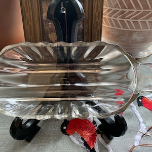 Vintage Sammler Soda Brunnen Pressglas Banana Split Gerichte - Anchor Hocking