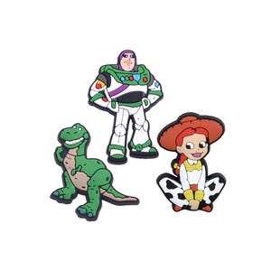 Toy Story Croc Charms: Buzz Lightyear, Jessie, Rex - 3-Piece Set