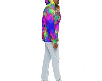 Mens Tye Dye Windbreaker