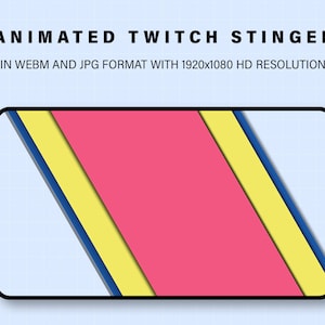 Twitch Stinger Transition | Colorful Paper Moving Transition | Screen Transition