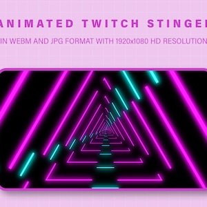 Twitch Stinger Transitions | Animated Zooming Triangle | Screen Transition