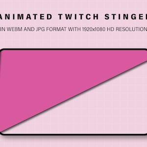 Twitch Stinger Transition | Colorful Paper Sliding Transition | Screen Transition