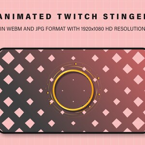 Transitions de diffusion Twitch | Abstrait avec transition animée circulaire | Transition d&#39;écran