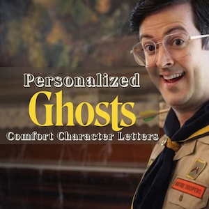 Gespenster Trost Buchstaben PERSONALISIERT | 1–5 Seite benutzerdefinierte PDF | Sitcom Fan E-Mail Geschenk